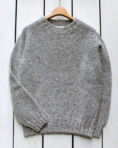 Harley of Scotland Crew Neck Sweater / Herdwick ec