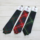 Ingles Buchan Wool Tie / tartan check 3-Pattern COX oJ E[ lN^C / ^[^ `FbN 3p^[ WJ / JWA made in Scotland XRbgh