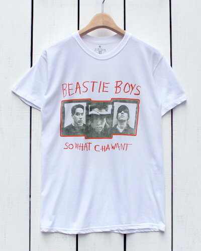 Beastie Boys / Rock Off Print Tee / so what cha want White / hip hop ロック オフ / ビースティ ボーイズ プリント Tシャツ / 半袖 フロント プリント / ホワイト 白 ヒップ ホップ ラップ ハードコア パンク ロック