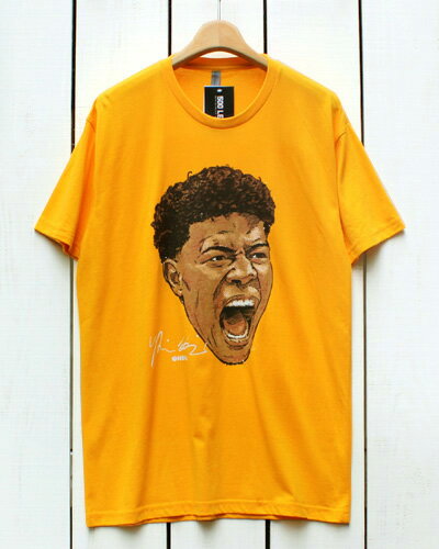 500LevelRuiHachimuraLosAngelesLakersScreamTeeshortsleeve/Yellow500٥Ȭ¼ݥץT/Ⱦµ/Х쥤nbanbpabasketballsports