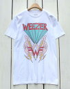 American Classics ~ weezer Print Tee / W Hands & Lightning White / rock band AJ NVbNX / EB[U[ vg TVc /  zCg  I^i bN |bv oh