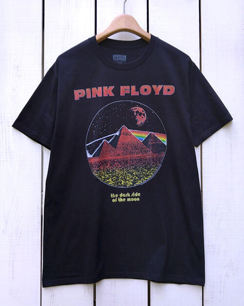 Rakuten - American Classics × pink floyd Print Tee / Pyramids Black / rock band アメリカン クラシックス / ピンクフロイド プリント Tシャツ / 半袖 ブラック 黒 プログレッシブ ロック バンド american