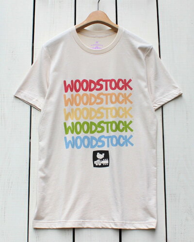 BLUESCENTRICPrintT-Shirts/shortsleeveteeWOODSTOCKCream֥롼ȥåץT/Ⱦµåɥȥå/꡼rockfolkbluesfesvintagespecialmade