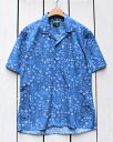 Gitman Vintage SS Open Collar Shirts w Pocket Blue Indigo Bandana Mbg} Be[W  I[vJ[ Vc |Pbg t u[ CfBS o_i EHbVh Made in USA AJ gitman brothers