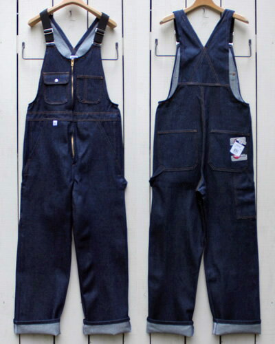 Big Bill Denim Bib Overall with Zip Front Closure Nay / nonwash work ビック ビル ジップ フロント オーバーオール デニム / ノンウォッシュ ワーク ダブルジップ サロペット made in CANADA & USA cadet big bill