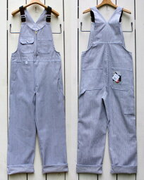 Big Bill Hickory Stripe Bib Overall with Zip Front Closure Ray / nonwash work ビック ビル ジップ フロント オーバーオール ヒッコリー / ノンウォッシュ ワーク ダブルジップ サロペット made in CANADA & USA cadet big