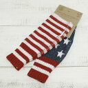 green 3 apparel Flag Handwarmers / glove Americana recycled cotton knit Navy Red Off-Wht / made in USA O[ X[ Ap TCNRbg O[u  wȂ jbg  lCr[ bh ItzCg AJ