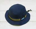 KAVU K's Bucket Hat / cotton twill P Blue / made in nippon カブー キッズ バケット ハット / コットン ツイル ネイビー ブルー / 日本製 outdoor kavu boys girls kid kids 子供 帽子 JIS規格ストラップ