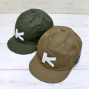 カブー KAVU Baseball Cap / short visor rip stop / Olive & Moca カブー ベースボール キャップ ショートバイザー コットン リップストップ オリーブ & モカ made in japan 日本製 kavu outdoor camp fes