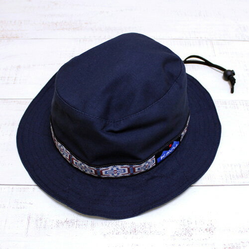 カブー KAVU Organic Strap Bucket Hat cotton canvas / Mighight Navy カブー オーガニック ストラップ バケット ハット / コットン キャンバス ミッドナイト ネイビー 定番 アウトドア made in usa kavu outdoor camp キャンプ フェス