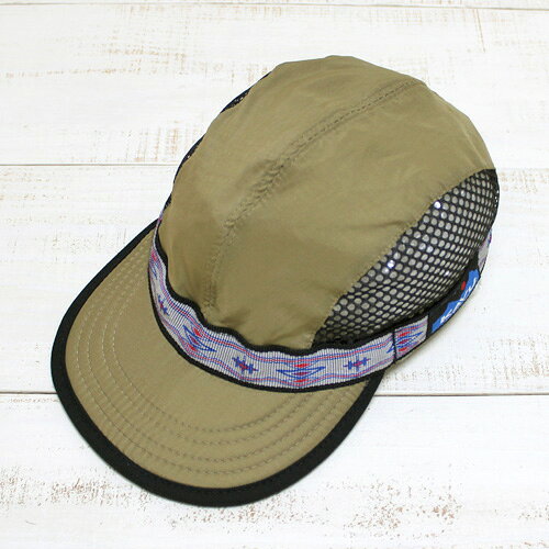 Rakuten - KAVU Cap n Softbill Cap / Pyrite side mesh strap カブー ソフトビル キャップ / サイドメッシュ ストラップ 折りたたみ コンパクト 携行 通気 パイライト サンド ベージュ made in usa kavu