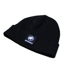 Mammut Fedoz Beanie / knit cap Black 0001 マムート フェードース ビーニー / ロゴ パッチ ニット キャップ オーガ...