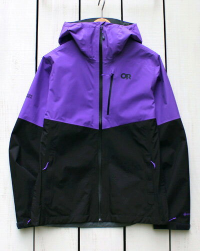 Outdoor Research Foray 2 Jacket / GORE-TEX hood / Regal Black アウトドア リサーチ フォーレイ 2 ジャケット ゴアテックス 防水 透湿 軽量 シェル / パープル ブラック outdoor gore tex paclite 2L fully seam taped