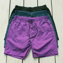 Last Chance Training Shorts nylon solid Black Navy Pruple ラスト チャンス トレーニング ショーツ ナイロン ショートパンツ ブラック ネイビー パープル 膝上丈 / last レトロ アウトドア 90s