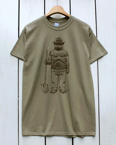 The Printed Image Standing Smokey T-Shirts / tee Prairie Dust ⡼ ٥ ץ T / 롼ͥå Ⱦµ ե &Хå ץ ١ /  ȥɥ ݸ 