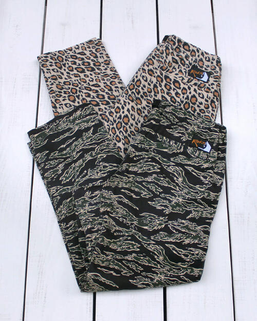 Rokx MG Camouflage Jam Pants / 2-pat print stretch twill climbIng tapered ロックス MG カモフラー..