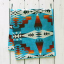 Pendleton Native Jacquard Bath Towel Tucson Turquoise ペンドルトン ネイティブ ジャガード バスタオル ブランケット コットンベロア 厚手 ビックサイズ ターコイズ ナチュラル pendleton native ペンドルトン バスタオル