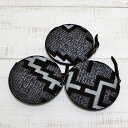 柄選べます ！ Pendleton Coin Pouch / wool Kiva Steps ペンドルトン ジップ コイン パース / ケース ウール ブランケット ミニ ウォレット ブラック ホワイト pendleton native