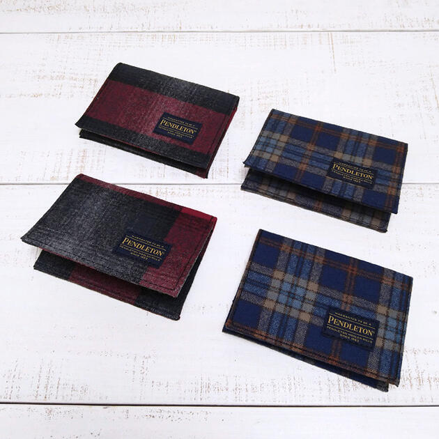 Rakuten - Pendleton PWM Card Case / 2-Pattern check wool cotton ペンドルトン カード ケース / 2柄展開 チェック ウール コットン 名刺 入れ カード アクセサリー 日本製 pendleton native