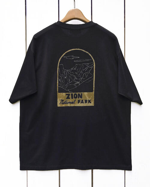 Rakuten - Pendleton SS National Park Tee / Black Zion / loose fit ペンドルトン ナショナル パーク Tシャツ 半袖 ルーズフィット / ブラック 黒 コットン ナイロン 耐久 通気 ドライタッチ pendleton ネイティブ