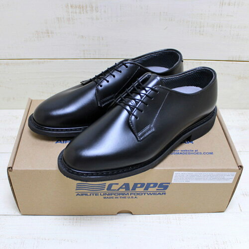 Capps Shoe Company inc Commander Welt Oxford leather shoes goodyear Black / Made in USA キャップス コマンダー オックスフォード シューズ レザー グッドイヤーウェルト製法 ブラック 黒…