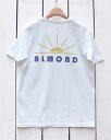 Almond Surfboarsds Sunrise SS Pocket Tee us cotton / White アーモンド サーフ プリント ポケット Tシャツ / 半袖 コットン USA / フロント & バックプリント ホワイト 白 / 日本製 almond surf westcoast beach(4)