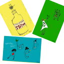 TaMa Postcard 3-Set / たま ポストカード 3枚セット 絵葉書 かわいい カラフル イラスト アート