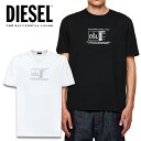 DIESEL ディーゼル メンズ 半袖Tシャツ TEET-JUST-A35 クルーネック カットソー デカロゴ Tシャツ リフレクティブ リフレクター大きいサイズ ビッグサイズ 3XL