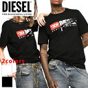 ディーゼル DIESEL 半袖Tシャツ トップスHC-T-JUST-DIVISION-A IS DEAD白 ホワイト ブラック 黒 シンプル 定番ユニセックス 男女兼用 ペア カップル おそろいヘイトクチュール DIESEL TEE