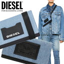 ディーゼル 財布（レディース） DIESEL ディーゼル デニム バッグ ショルダーウォレットX07734 P3900 DENIMAGE DIPSIEVOLUT バッグ 鞄 レディース ロゴ デニム クラッチショルダーバッグ　財布　クラッチ