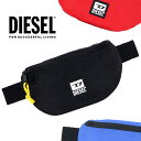 ディーゼル ボディバッグ メンズ ディーゼル DIESEL ウエストポーチ ウエストバッグ X07804 P3383 T8013 BYGAベルトバッグ クロスボディバッグ ブラック