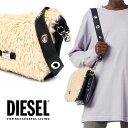 ディーゼル ショルダーバッグ メンズ DIESEL ディーゼル ショルダーバッグ　ファーバッグX08228 P4279 VEELIAバッグ 鞄 モコモコ【ラッピング不可】