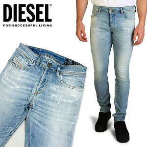 DIESEL ディーゼル メンズ パンツ ボトムス デニム ジーンズSLEENKER 081AJ SLIM-SKINNY スリムスキニー長ズボン ストレッチパンツ スリム クラッシュ