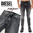 ディーゼル DIESEL ディーゼル デニム ジョグジーンズ メンズ THOMMER-Y-NE 009KC SWEAT JEANS SLIM-SKINYJOGG JEANS スウェットデニム ジョガーパンツ 長ズボン ボトムス ブラックデニム 正規品/即納