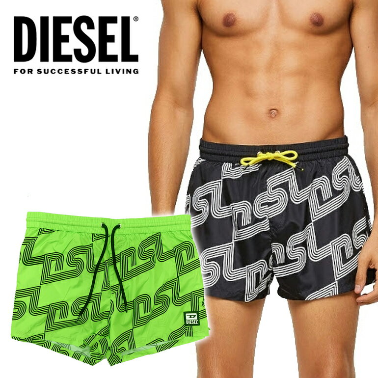 DIESEL ディーゼル　メンズ　水着　海パンBMBX-SANDY ビーチウエア　スイムウエア　メッシュインナー