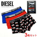 ディーゼル ディーゼル メンズ ボクサーパンツ 3枚セットDIESEL UMBX-DAMIENTHREE PACK-P ST3V 0ACAR E5435 スタイリッシュ 無地 シンプル ロゴ 下着 パンツ アンダーウェア