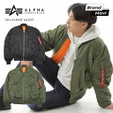 アルファインダストリーズ Alpha MA-1 中綿 フライトジャケット 冬 アウター メンズ 空軍 軍服 アーミー 防寒 男女兼用 アウトドア 【サイズ交換1回無料】