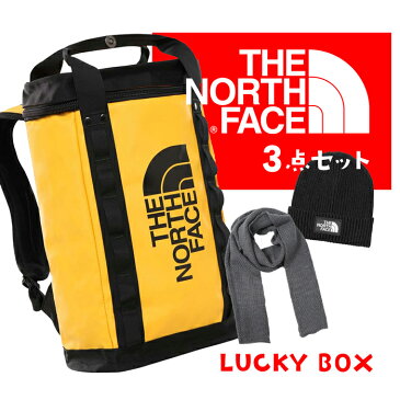 福袋 ザ・ノースフェイス 3点 メンズ レディース シークレットアイテム リュック バッグ ボックス型 TNF セレクトショップ