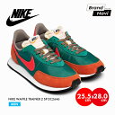 ナイキ NIKE ワッフルトレーナー2 メンズ スニーカー シューズ 定番 人気 芸能人 モデル ランニング カジュアル 目立つ グリーン オレンジ ソール WAFFLE TRAINER 2 DC2646 【サイズ交換1回無料】