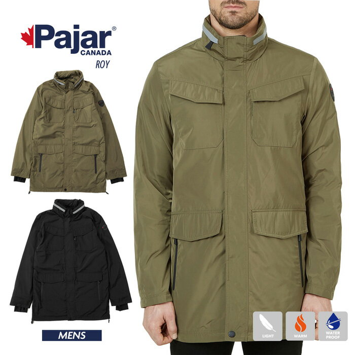 スーパーSALE ★ メンズ レインウェア コート アウター 薄手 人気 パジャールカナダ ロイ Pajar CANADA ROY 撥水 合羽 アウトドア 通勤...