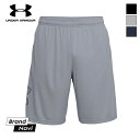 メンズ アンダーアーマー UNDER ARMOUR 男性 紳士 ハーフパンツ ランニング ジョギング ヒートギア ブラック ネイビー グレー TECH GRAPHIC SHORT 1306443【サイズ交換一回無料】