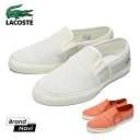 ラコステ LACOSTE キャンバス スリッポン レディース スニーカー ガゾン 靴 MARICE GAZON 119 1 シューズ シンプル 【サイズ交換1回無料】