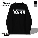 バンズ VANS スウェット トレーナー メンズ トップス 男 紳士 クラシック クルー 長袖 リブ袖 ジム ダンス スケボー カジュアル クルーネック 裏起毛 ブラック グレー ヘザー 杢 黒 灰色 CLASSIC CREW