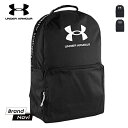 アンダーアーマー メンズ レディース ジュニア バッグ リュック UNDER ARMOUR UA Loudon Backpack リュックサック 25L 1378415 デイリーユース 使いやすい ブランド 人気 黒 ブラック シンプル 撥水 軽量 スポーツ 学生 運動 汚れにくい