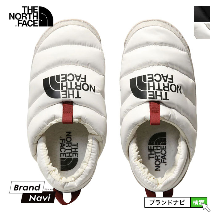 ノースフェイス ダウンシューズ レディース ヌプシミュール モックシューズ スリッポン THE NORTH FACE THERMOBALL NUPTSE MULE 6 NF0A5G2B 撥水 ダウン サンダル フリース 冬 ブラック ホワイ…