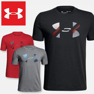アンダーアーマー 半袖Tシャツ ジュニア キッズ スポーツ 子供用 男の子 女の子 UNDER ARMOUR COTTON BIG LOGO TEE 1309307*
