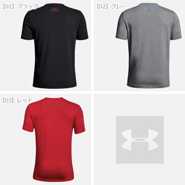 アンダーアーマー 半袖Tシャツ ジュニア キッズ スポーツ 子供用 男の子 女の子 UNDER ARMOUR COTTON BIG LOGO TEE 1309307*