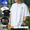 ノースフェイス Tシャツ メンズ レディース 半袖 限定 レーベル 自転車 グラフィック バックプリント ブラック ホワイト 黒 白 アウトドア バイク コット...