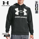 メンズ アンダーアーマー UNDER ARMOUR 紳士 ライバルフリース 裏起毛 防寒 プルオーバ ...