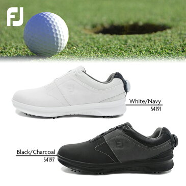 【サイズ交換1回無料】メンズゴルフシューズ 防水ダイヤルシューズ フットジョイ コンツアー FootJoy FJ CONTOUR BOA 54191 54197